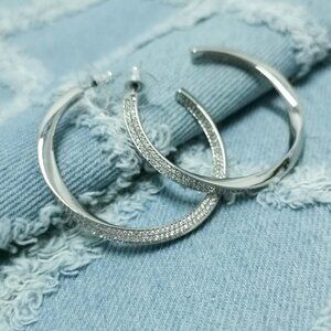 Kendra Scott Silver Hoop Earrings